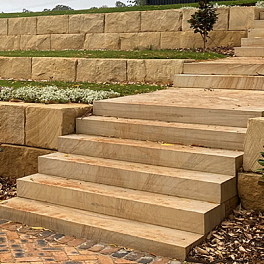 Natural Stone Steps - Elegant & Durable Outdoor Stair Solutions